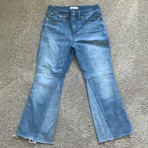 Madewell Cali-Demi-Boot denim- cropped Size 29
